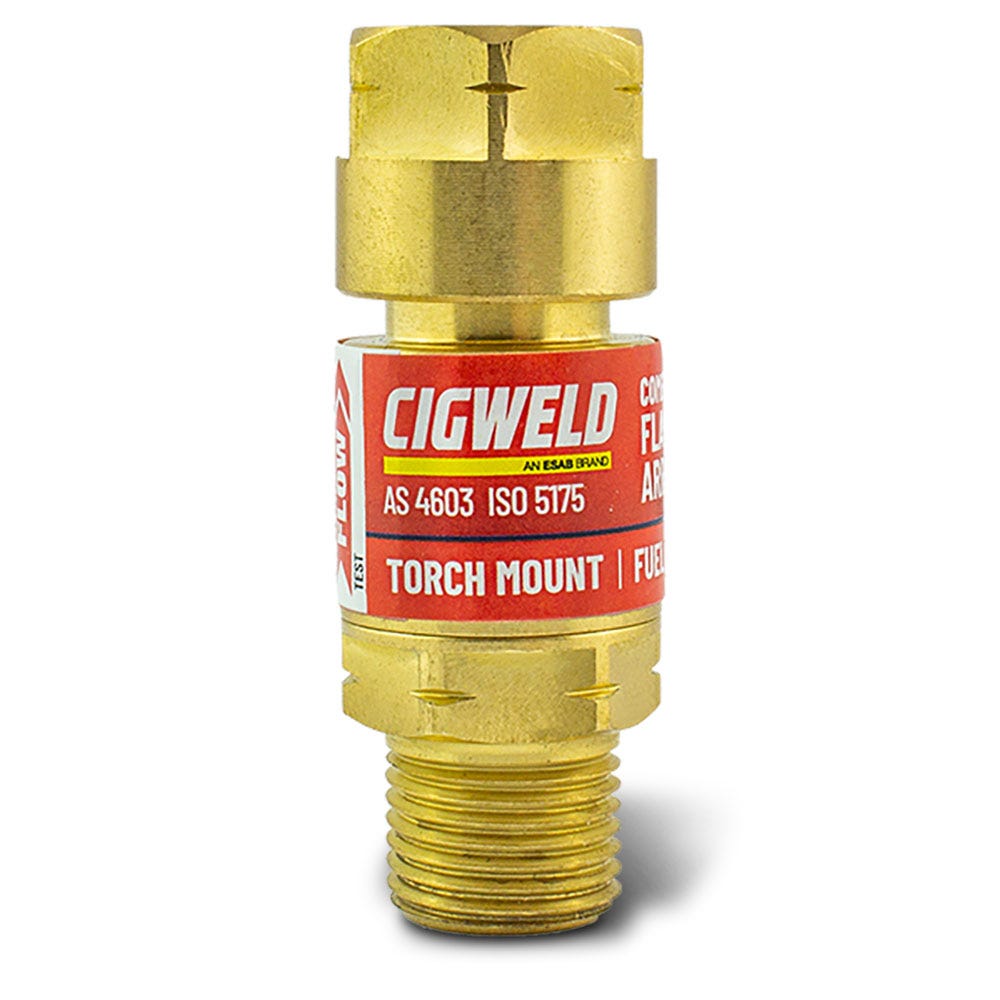 Cigweld Comet Flashback Arrestor, Torch Mount, Fuel - Part 208515