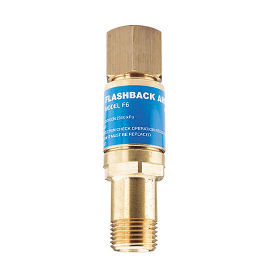 Cigweld Comet Flashback Arrestor, Oxygen, F6 - Part 308777
