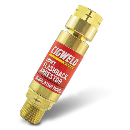 Cigweld Comet Flashback Arrestor, Reg Mount, Oxy/Fuel Set - Part 208513