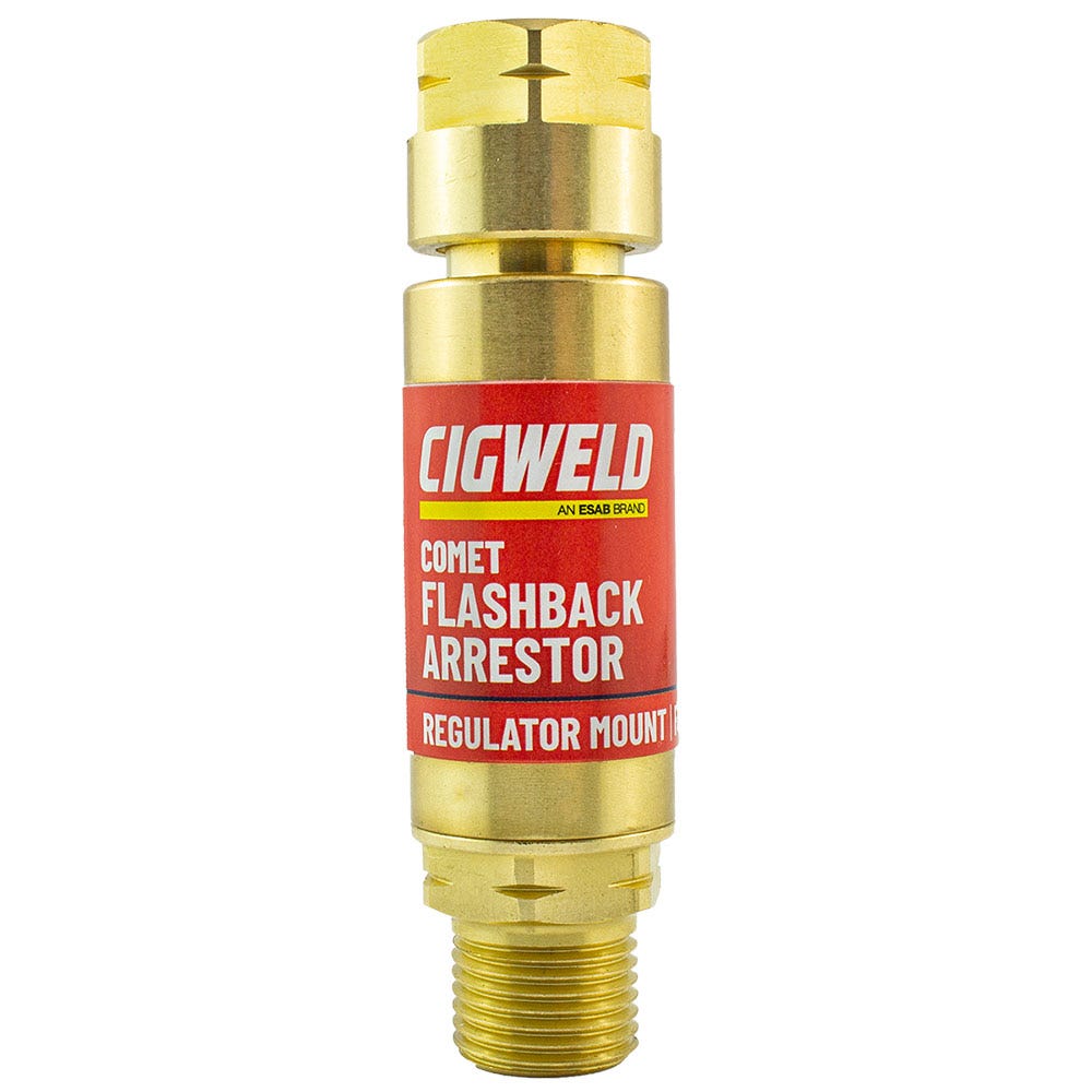 Cigweld Comet Flashback Arrestor, Reg Mount, Fuel - Part 208517