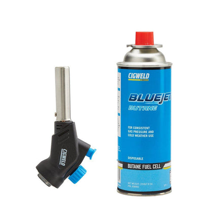 Cigweld Jet413 Concentrated Flame & Butane Fuel Cell Combo Kit - Part 308406