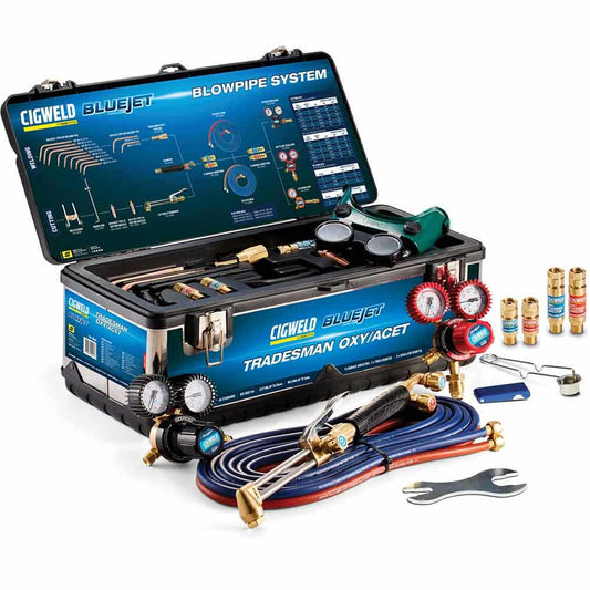 Cigweld BLUEJET Oxy-Acet Trade Gas Cutting & Welding Kit