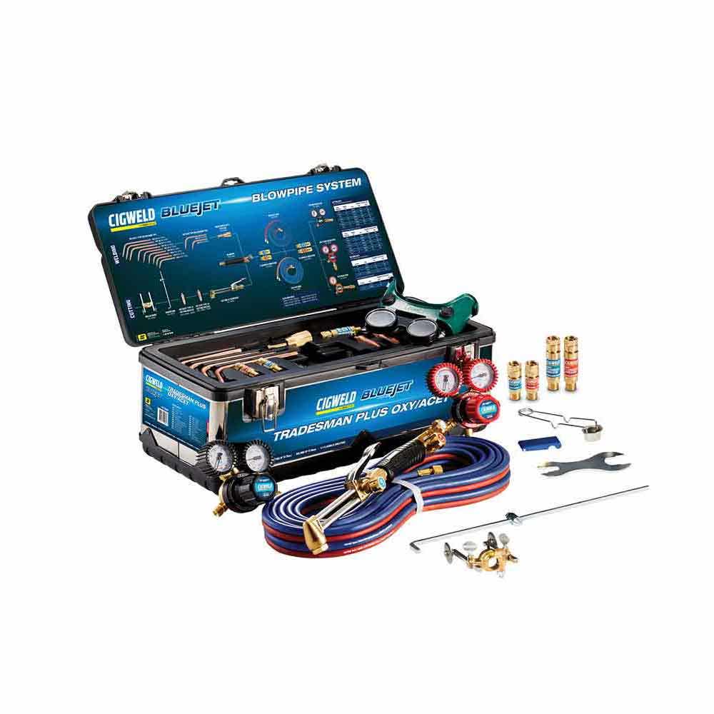 Cigweld BLUEJET Oxy-Acet Trade Plus Gas Cutting & Welding Kit