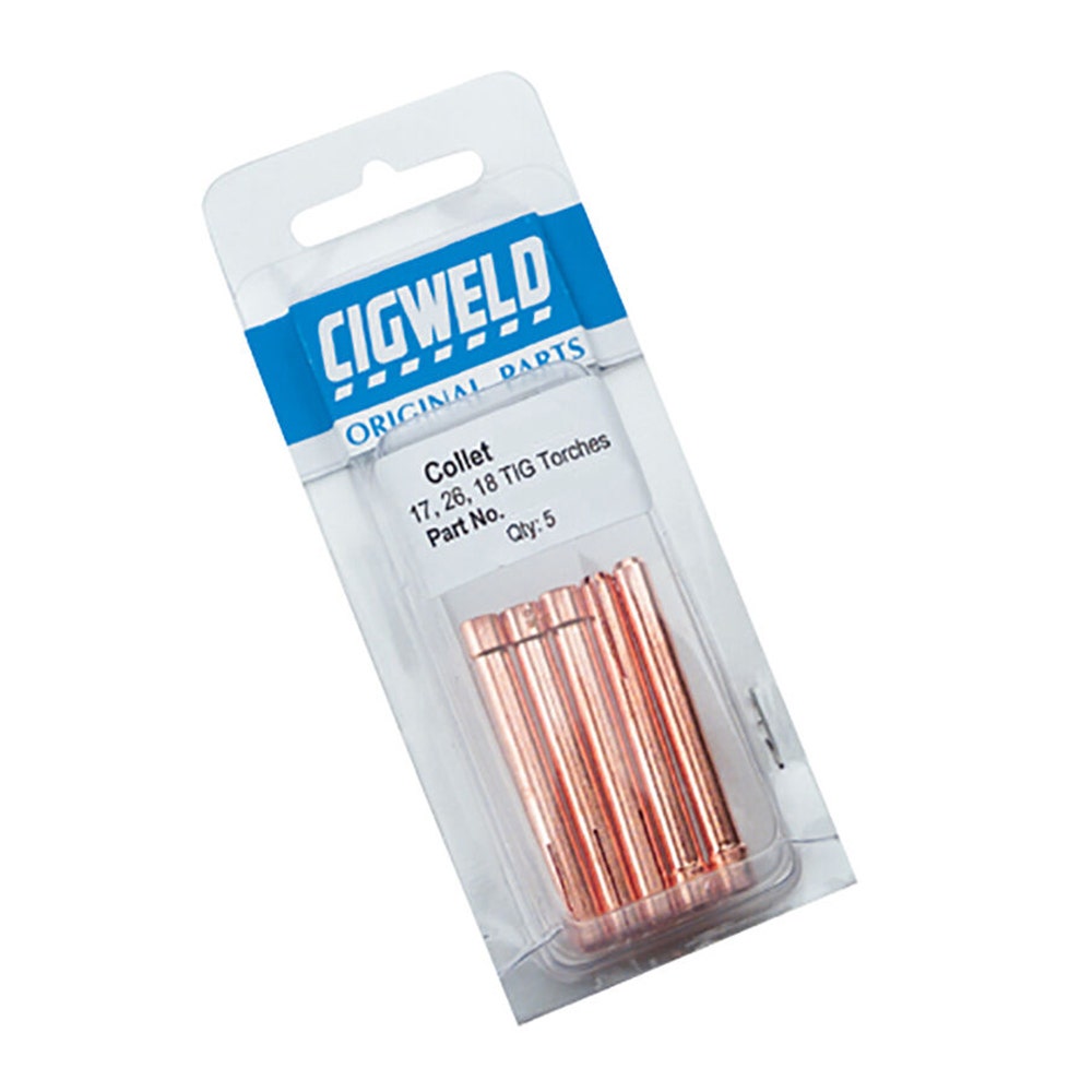 Cigweld TIG Collet, 2.4mm, 5 Pack - Part BG10N24 R