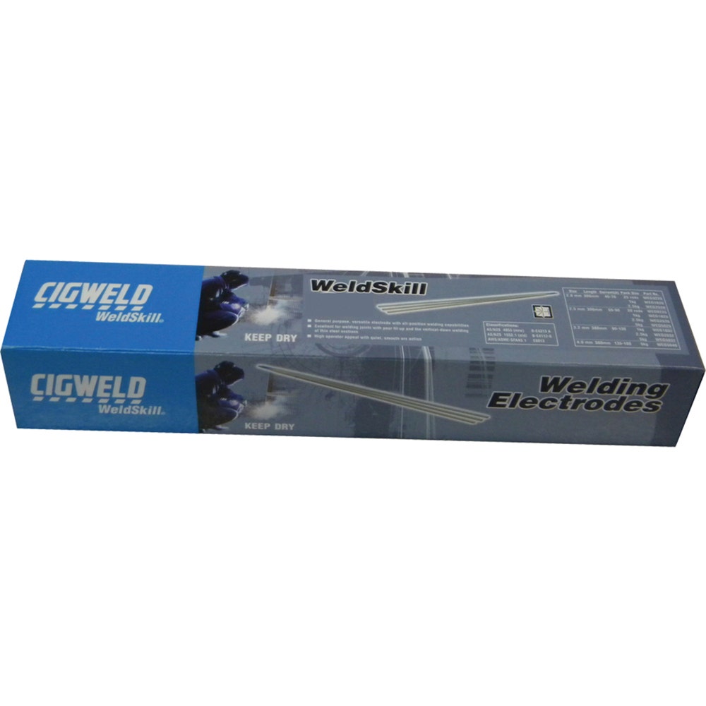Cigweld WeldSkill General Purpose Welding Electrodes, 3.2mm, 2.5kg - Part WEG2532