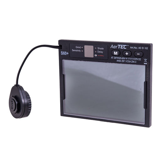 CLEANAIR Auto-Darkening Welding Filter AerTEC S60+ 3 5-8 9-14 for Verus Welding Helmet R405162