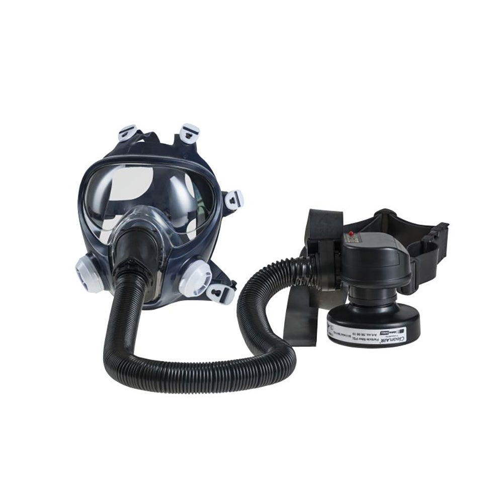CLEANAIR PAPR Full Face Mask Incl Hose and Belt RPA519A
