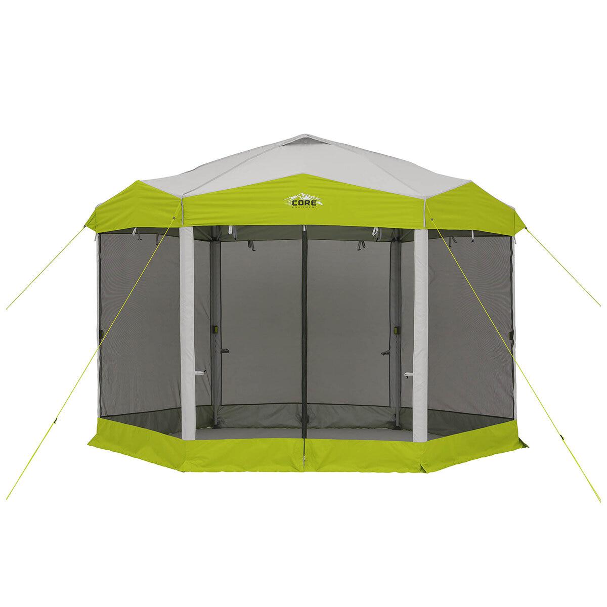 CORE Equipment Hex Centre Push Mesh Screenhouse