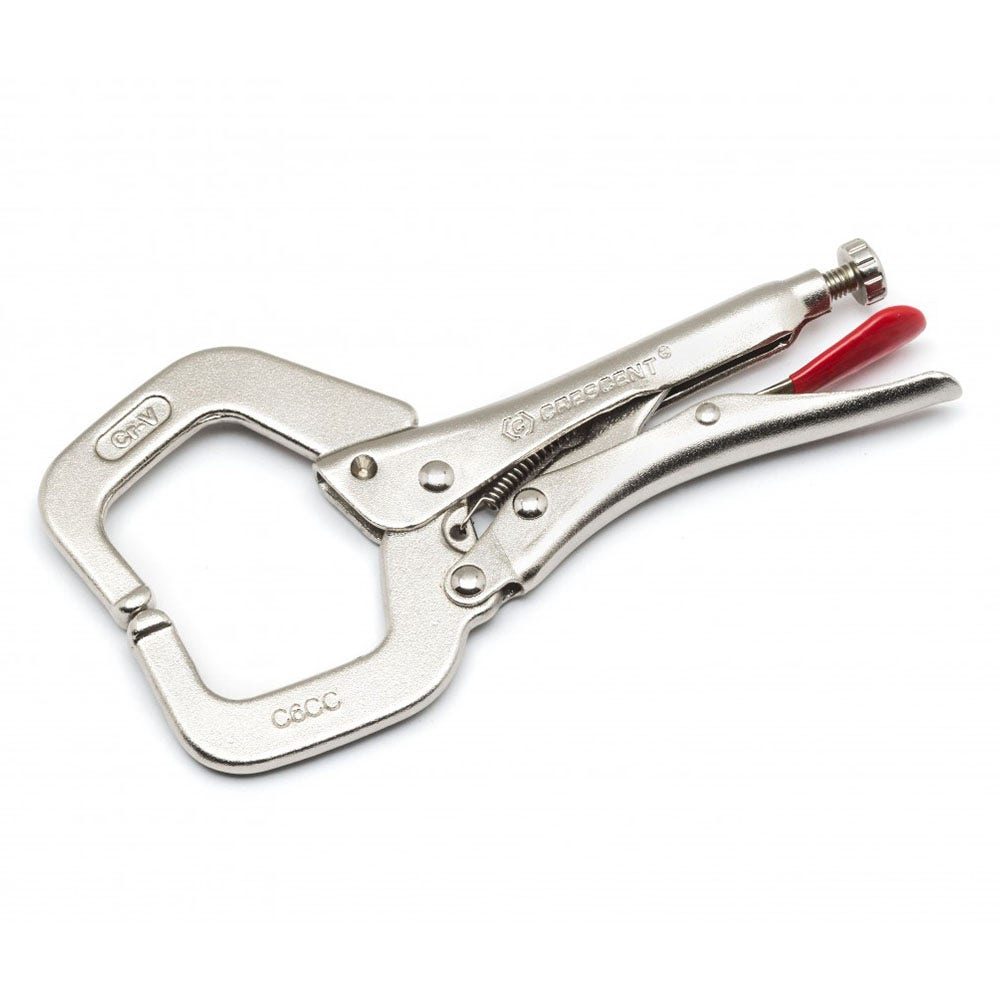 CRESCENT 150MM 6 Locking C-Clamp With Regular Tips C6CCVN