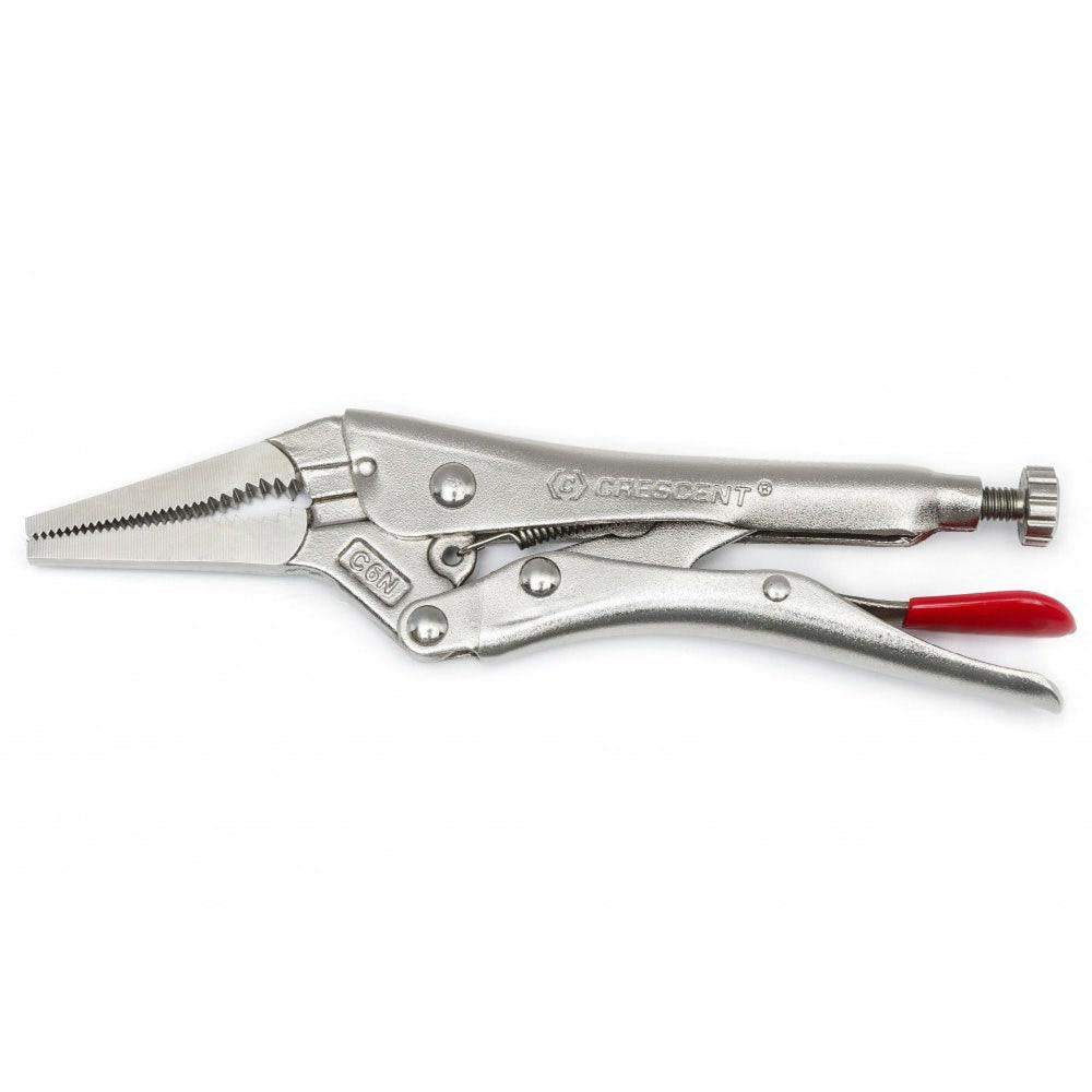 CRESCENT 150mm Long Nose Locking Pliers With Wire Cutter C6NVN-08