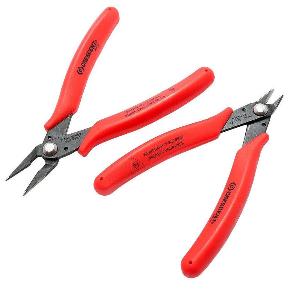 CRESCENT 2 Pc. 110MM 4 Micro Cutter And Plier Set S2KS5NN