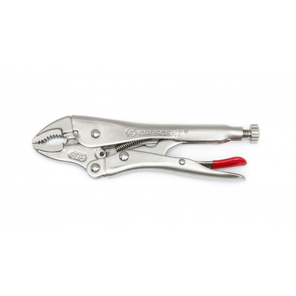 CRESCENT 2 Pc. 175MM 7 and 250MM 10 Curved Jaw Locking Pliers w Wire Cutter Set CLP2SETN-08