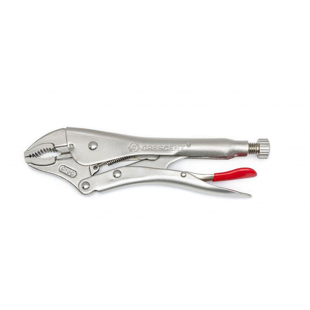CRESCENT 2 Pc. 175MM 7 and 250MM 10 Curved Jaw Locking Pliers w Wire Cutter Set CLP2SETN-08