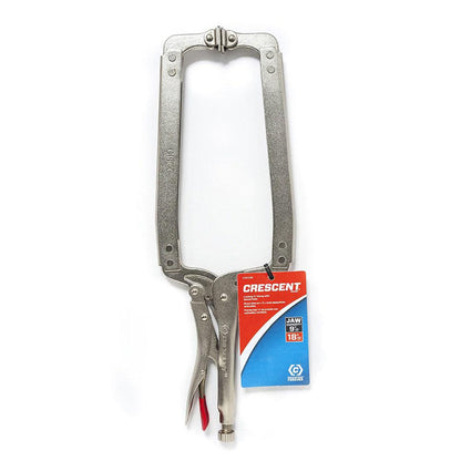 CRESCENT 450MM 18 Locking C-Clamp With Swivel Pads C18CCSN