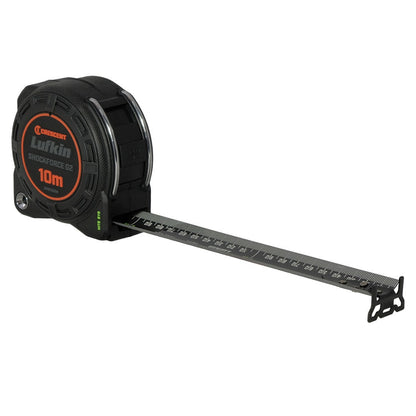 CRESCENT LUFKIN 10m x 32mm Shockforce Nite Eye Gen 2 Tape Measure - Black G2NE1032M