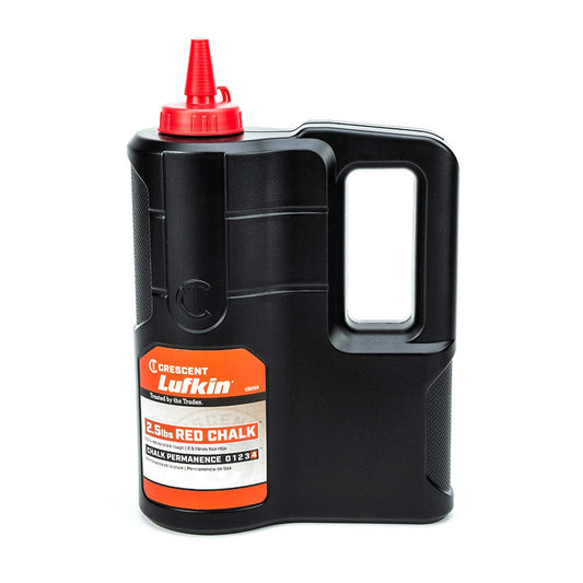 CRESCENT LUFKIN 1.15Kg Chalk in Bottle Red CB25R