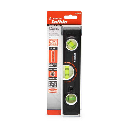 CRESCENT LUFKIN 230mm Aluminium Torpedo Level LTLA1100-02