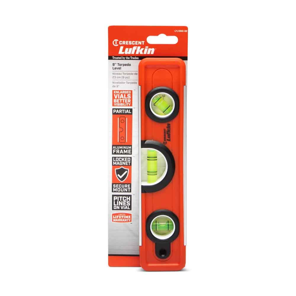 CRESCENT LUFKIN 230mm Composite Torpedo Level LTL1000-02