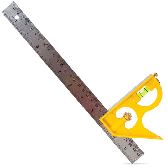 CRESCENT LUFKIN 300MM 12 Stainless Steel Combination Square LCS12