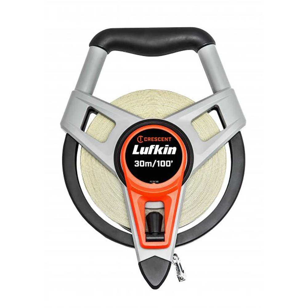 CRESCENT LUFKIN 30M 100' X 13MM Long Fibreglass Tape Measure FE30CME