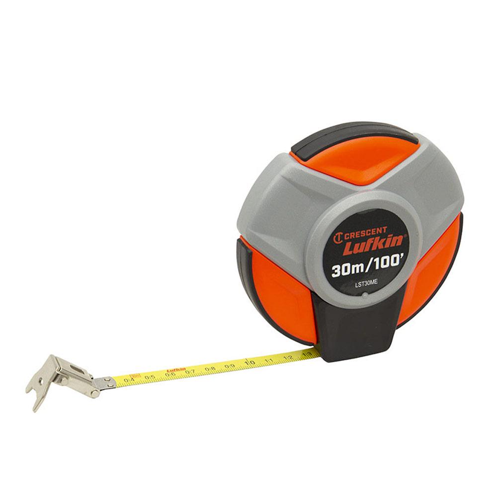 CRESCENT LUFKIN 30M 100' X 10MM Long Steel Tape Measure LST30ME