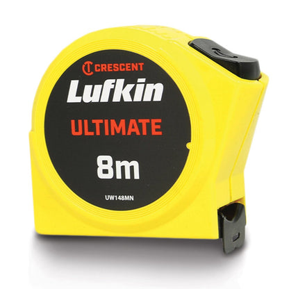 CRESCENT LUFKIN 8m X 25mm Ultimate Tape Measure UW148MN