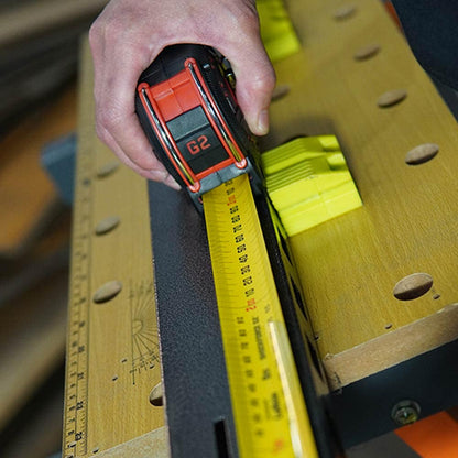CRESCENT LUFKIN 8m x 32mm Shockforce Gen 2 Tape Measure - Yellow G2SF832M