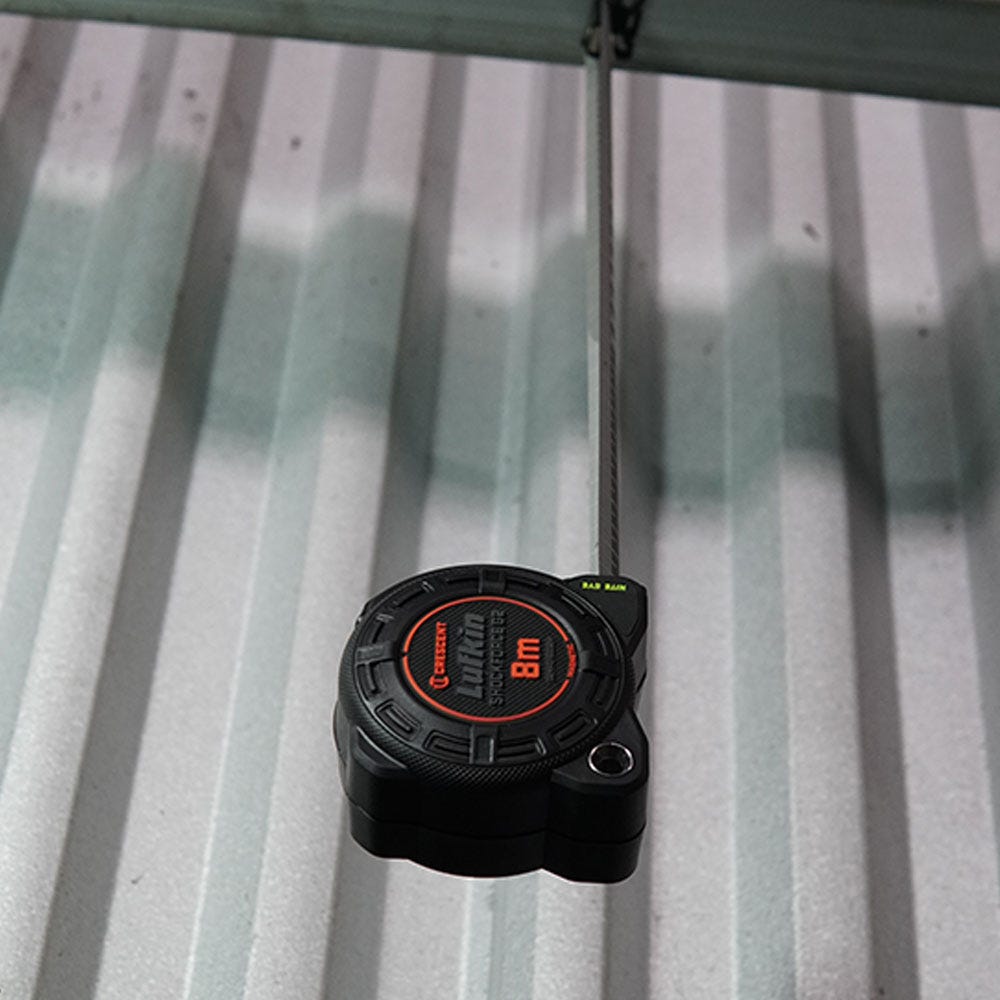 CRESCENT LUFKIN 8m x 32mm Shockforce Nite Eye Gen 2 Magnetic Tape Measure - Black G2MAGNE832M