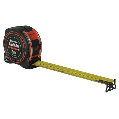 CRESCENT LUFKIN 8m x 32mm Shockforce Gen 2 Tape Measure - Yellow G2SF832M