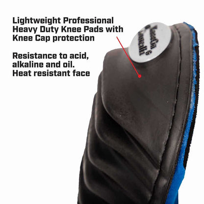 CRESCENT LUFKIN Professional Knee Protectors Blue Black LPPB