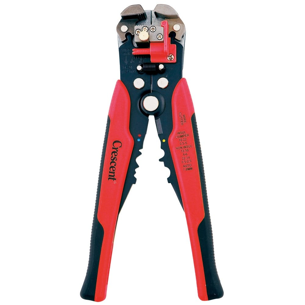 CRESCENT Self-Adjusting Wire Stripper Cutter and Crimper 0.2-6mm CWS1
