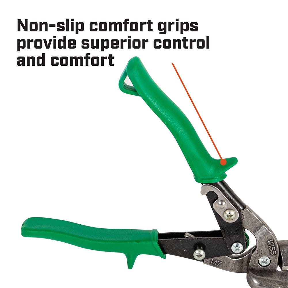 CRESCENT WISS 235mm 9-1 4 Metalmaster Offset Straight And Right Cut Aviation Snips M7R