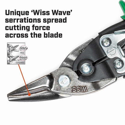 CRESCENT WISS 248mm Right Cut Tin Snips M2RAU