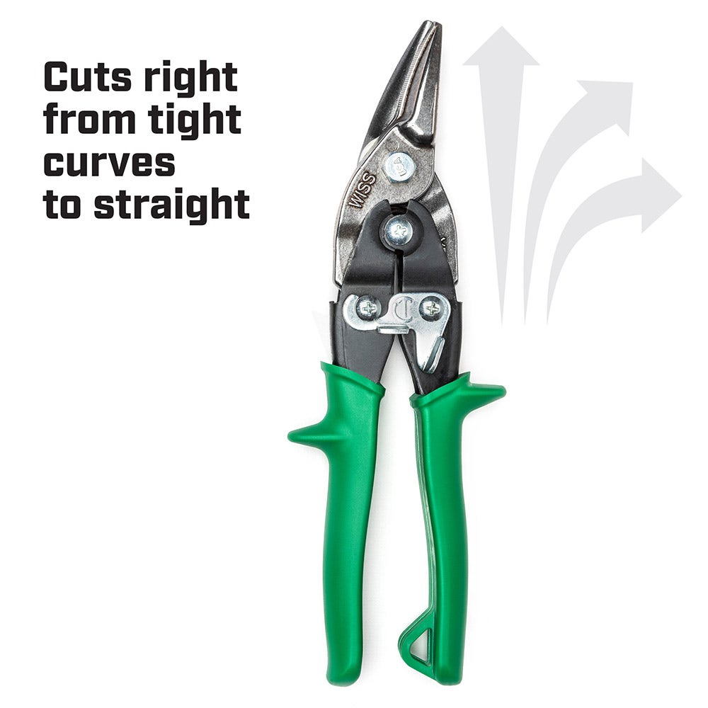 CRESCENT WISS 248mm Right Cut Tin Snips M2RAU