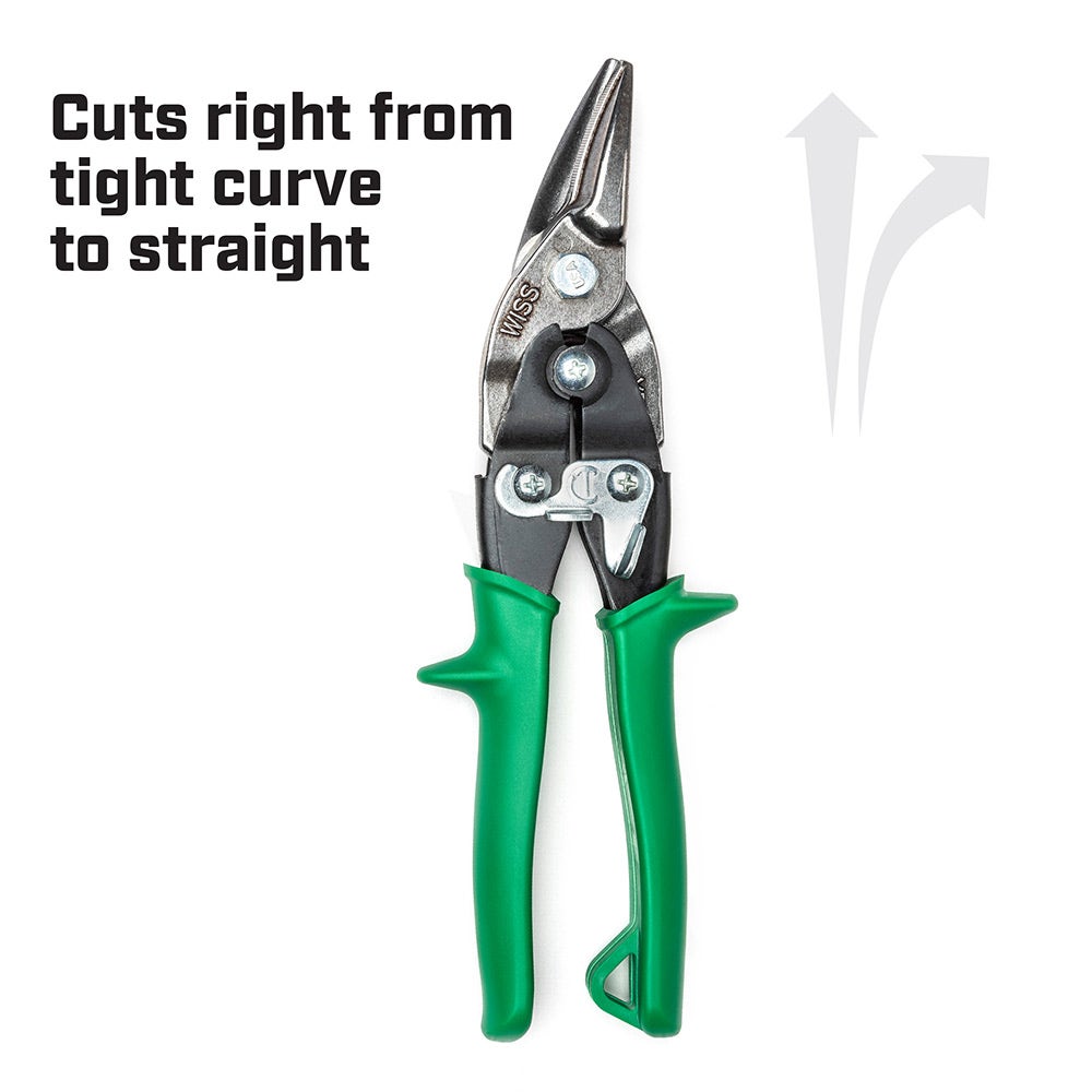 CRESCENT WISS 248mm Right Cut Tin Snips M2RAU