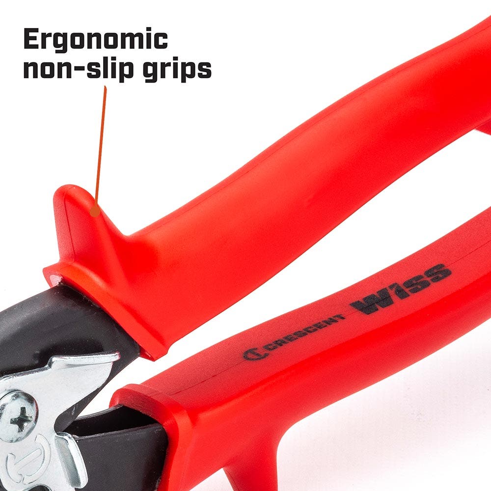 CRESCENT WISS 248mm Left Cut Tin Snips M1RAU