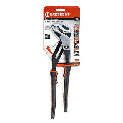CRESCENT Z2 K9 300mm V-Jaw Dual Material Tongue and Groove Plier RTZ212CGV