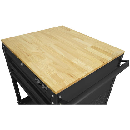 CSPS Tool Cart Rubber wood work Surface 68.6cm