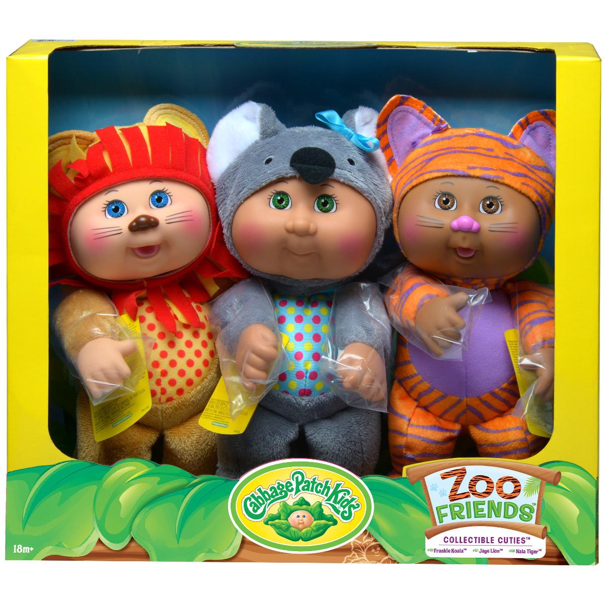 Cabbage Patch Kids Cuties 3 Pack Zoo