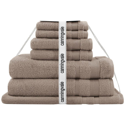 Canningvale Amalfitana Towel Set 7 Piece Mezzanotte Blue