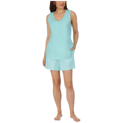 Carole Hochman Pyjama Set 4pc Aqua