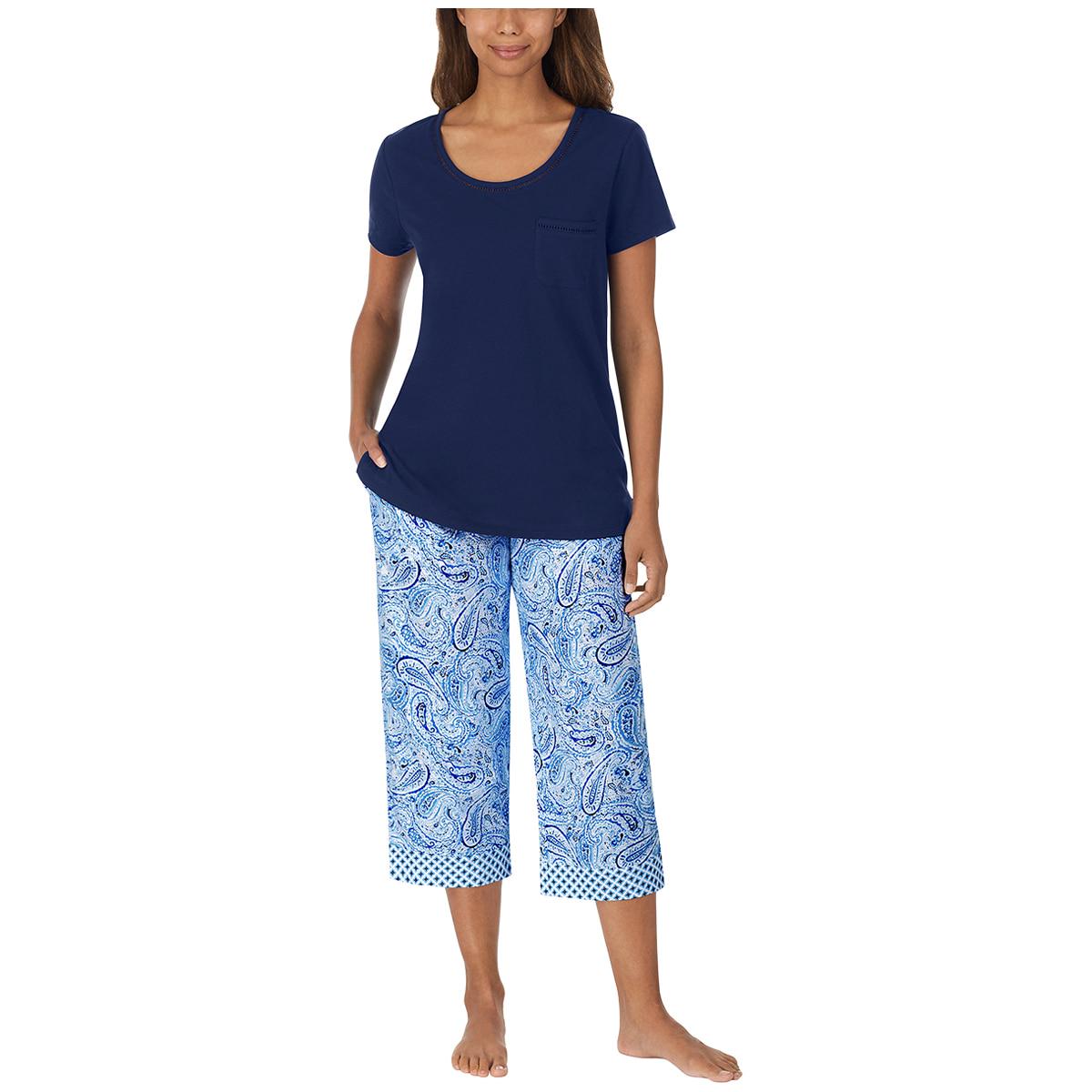 Carole Hochman Pyjama Set 4pc Aqua