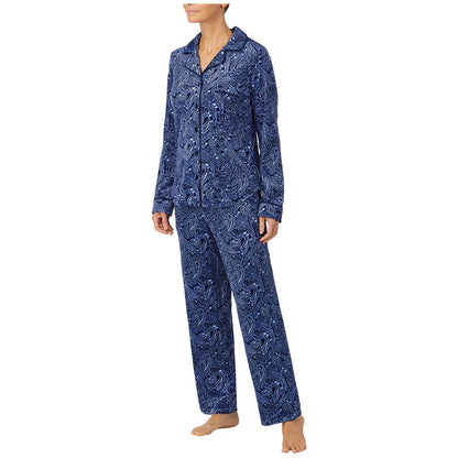 Carole Hochman Women's 2 Piece PJ Set - Blue Print