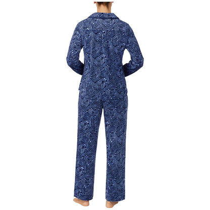 Carole Hochman Women's 2 Piece PJ Set - Blue Print