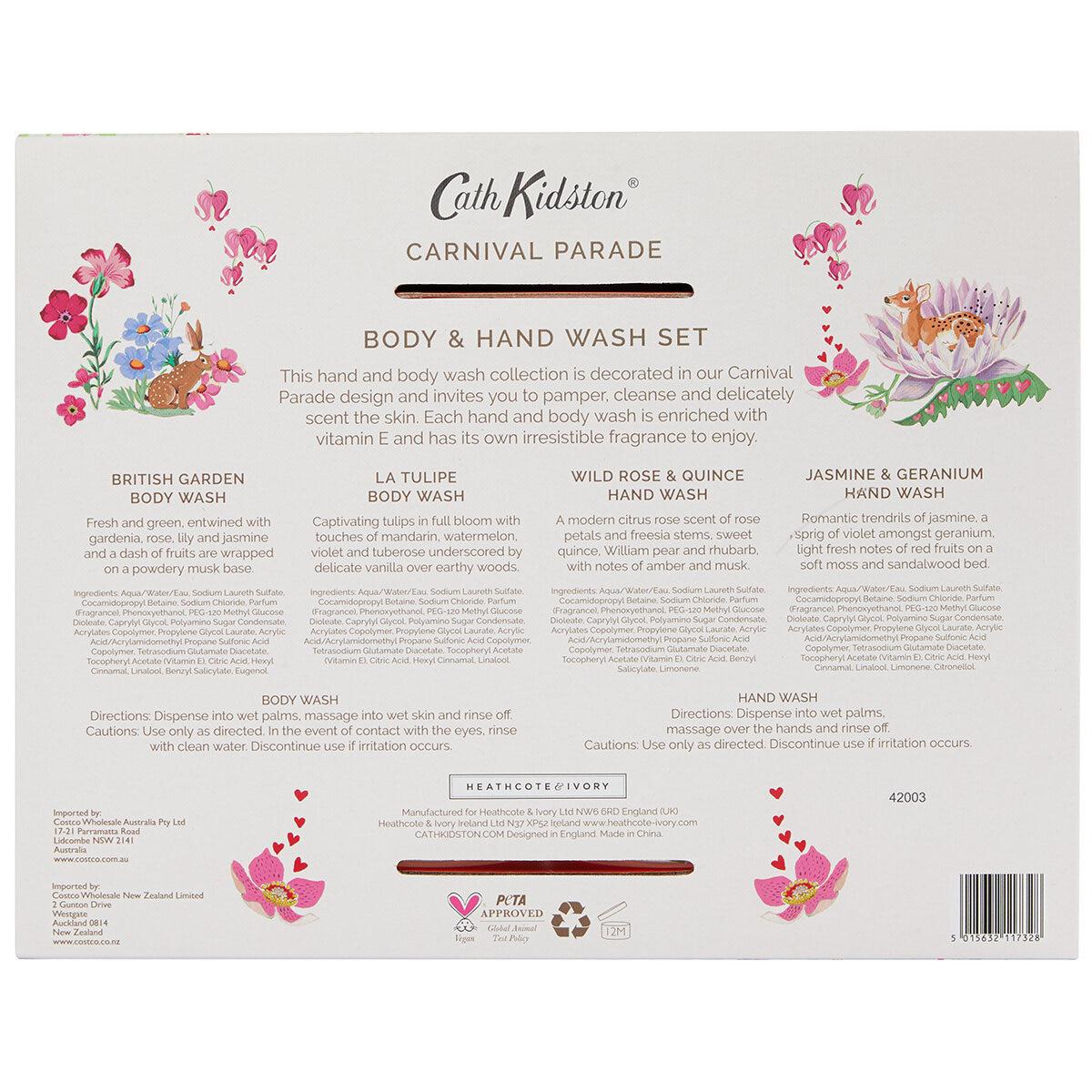 Cath Kidston Hand and Body Wash Set 4 x 500ml