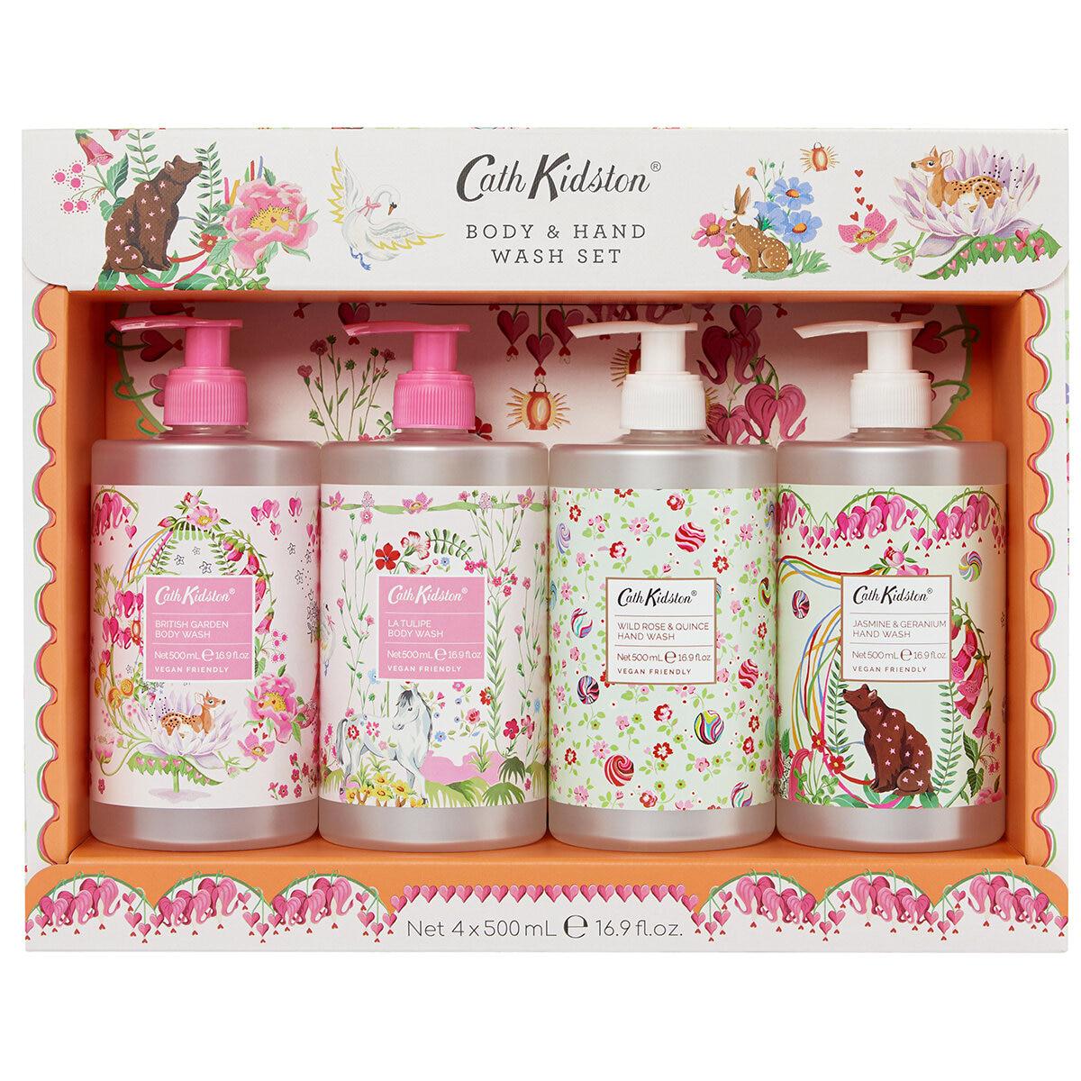 Cath Kidston Hand and Body Wash Set 4 x 500ml