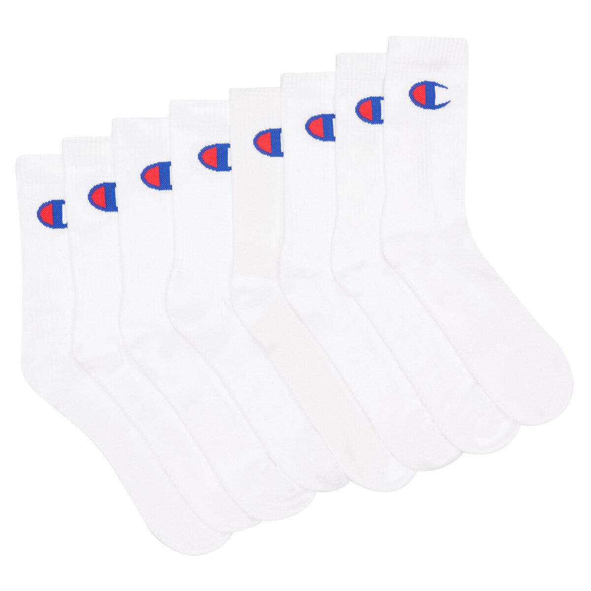 Champion 1/4 Crew Men's Sock 8 Pack