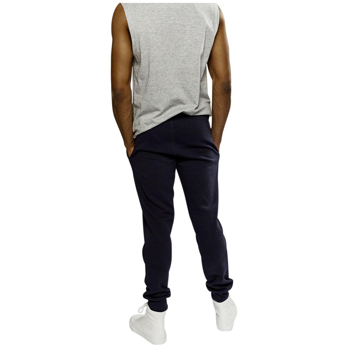 Champion Men's C Logo Cuff Pants Navy