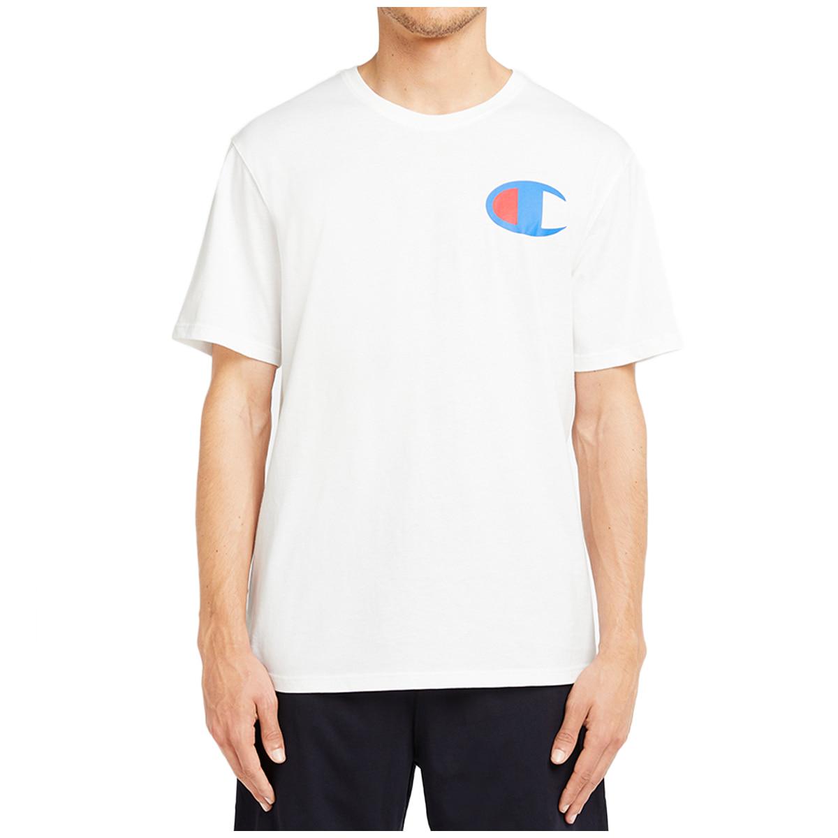 Champion Men's C Logo Tee White