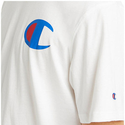 Champion Men's C Logo Tee White